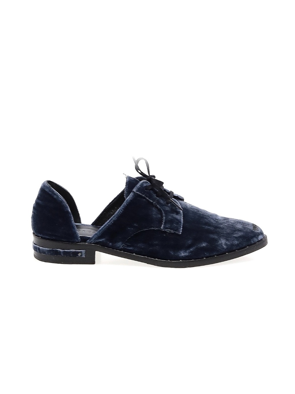 Freda Salvador Navy D’Orsay Flats Sz 7.5